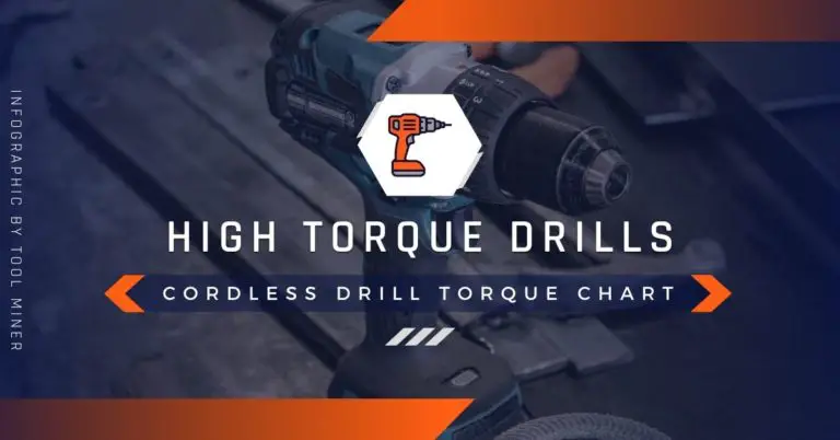 Cordless Drill Torque Chart With [High Torque Drills 2022]