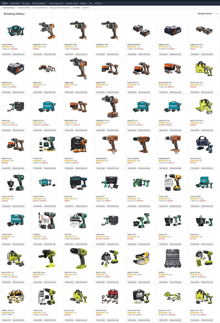 180+ Cordless Drills Research - Part 1