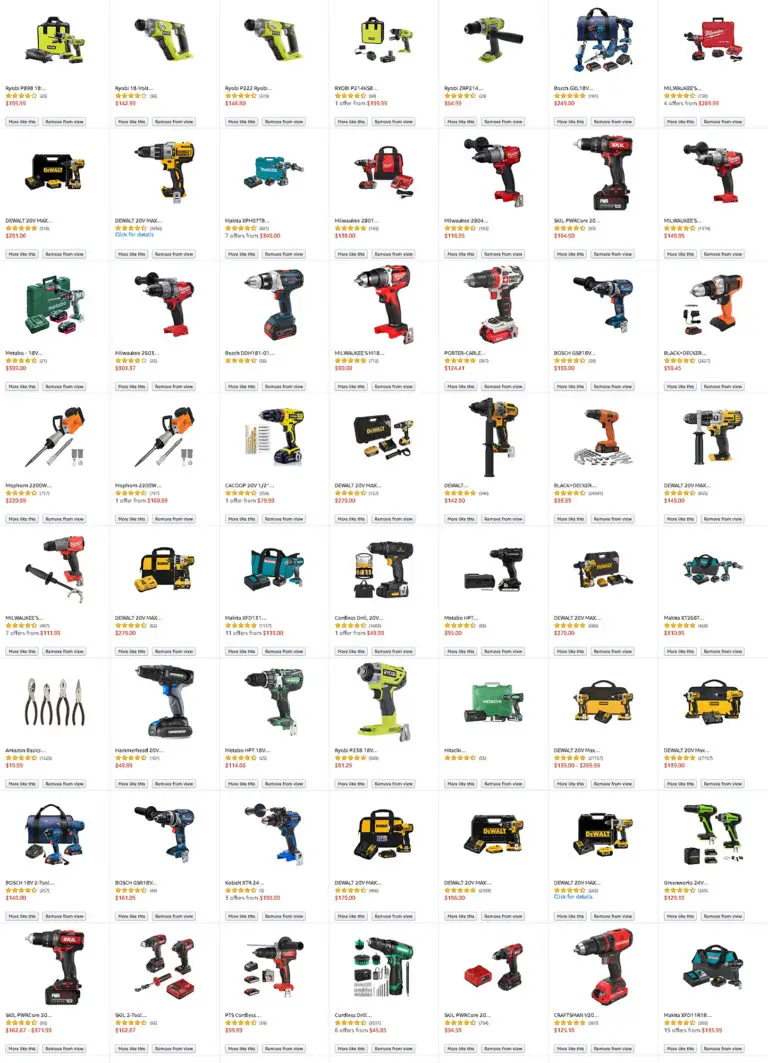 180+ Cordless Drills Research - Part 2